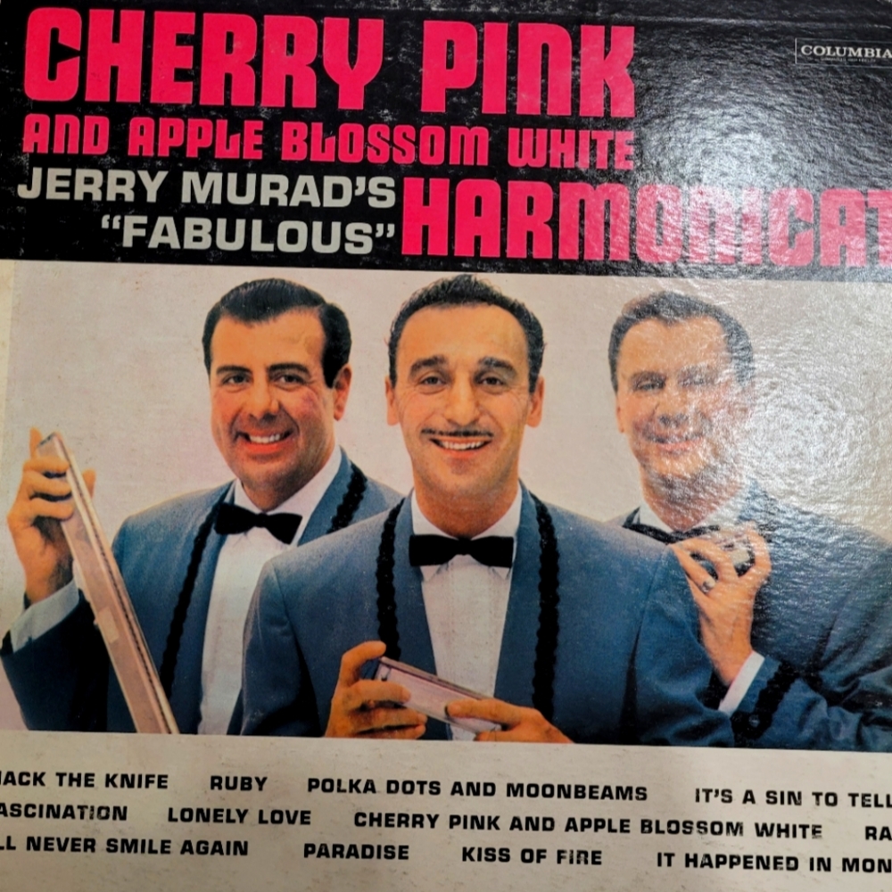 Cherry Pink and Apple Blossom White Harmonicats Album, see pics for songs.